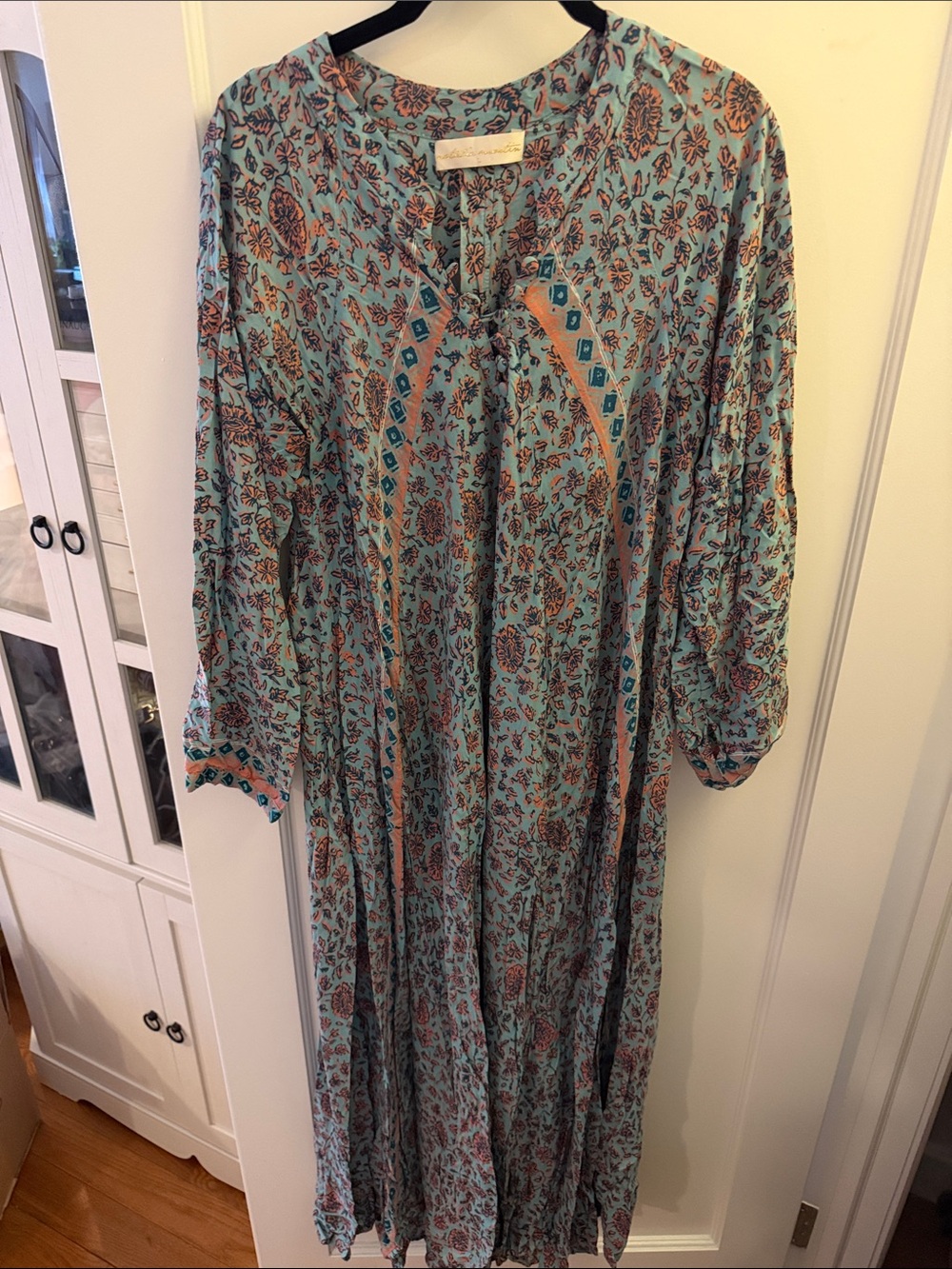 Natalie Martin Fiore Maxi Seafoam Dress - Picture 4 of 6